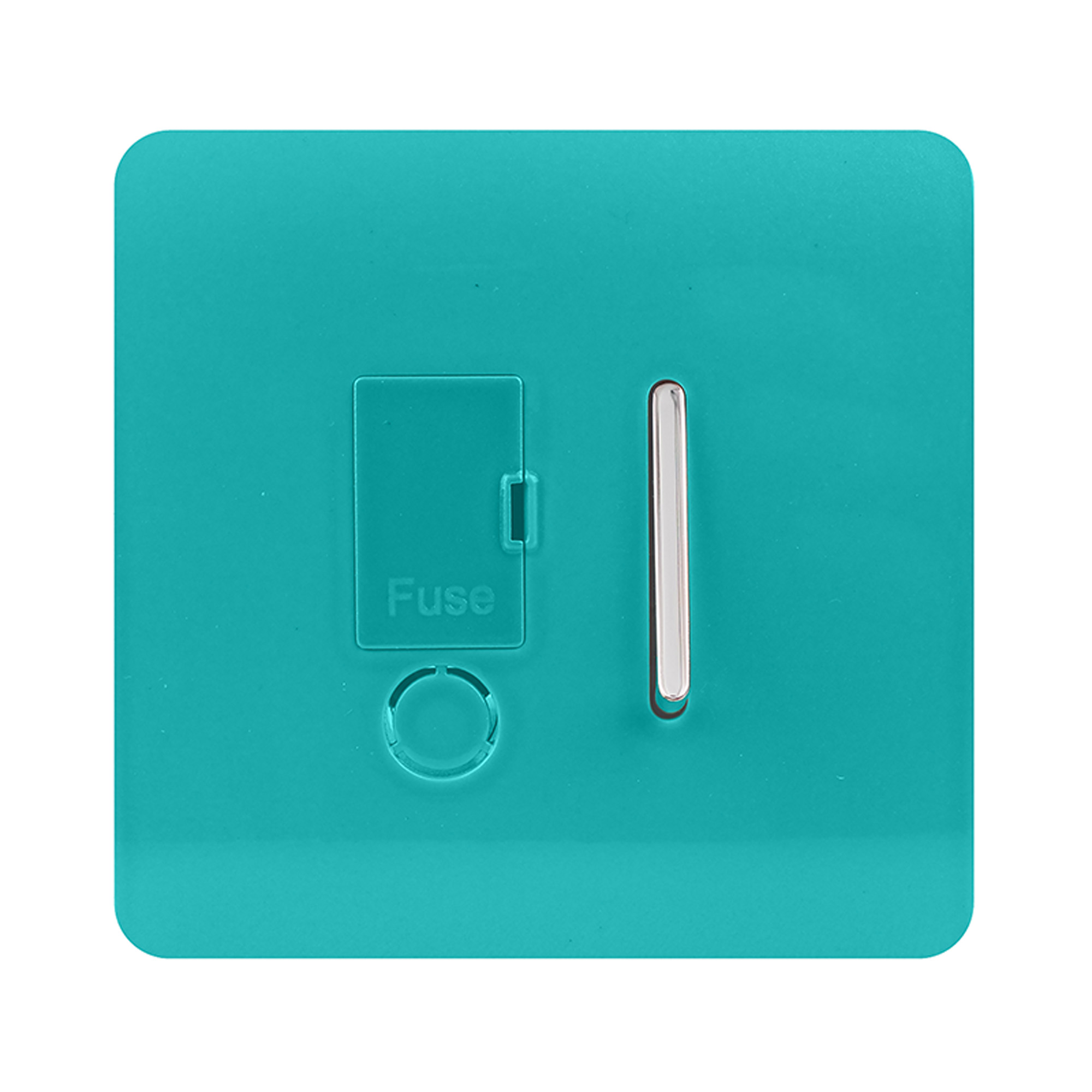 ART-FSBT  Switch Fused Spur 13A With Flex Outlet Bright Teal